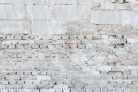 Brick wall with rendering coat Stock Photos