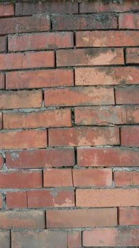 Brick Wall Rough Texture Material Background Pattern Vertical Stock Photos