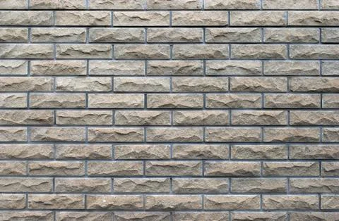 Brick wall with a seam Stock Photos