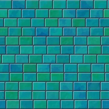 Brick wall seamless generated hires texture Stock Illustration