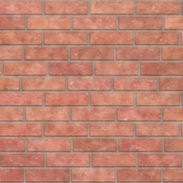 Brick wall seamless generated texture Stock Illustration