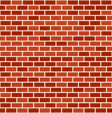 Brick wall seamless pattern background Stock Illustration