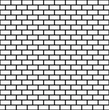 Brick wall seamless pattern background Stock Illustration