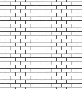 Brick wall seamless pattern classic Illustrazione stock