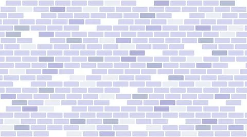Brick wall seamless pattern. Gray brickwork repeating texture. Bricks masonry Stock Illustration