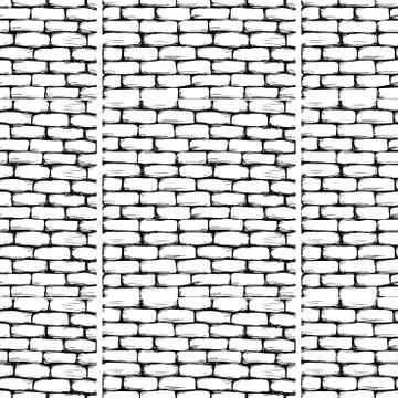 Brick wall seamless pattern 스톡 일러스트