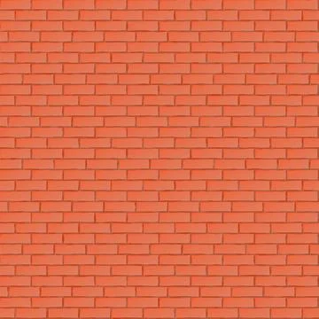 Brick wall seamless pattern. Masonry surface background Stock Illustration