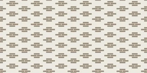 Brick wall seamless pattern. Simple endless architecture interior background Stock Illustration