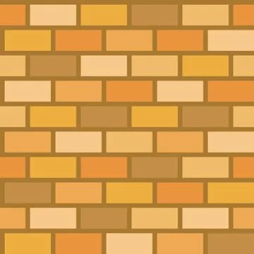 Brick wall seamless pattern vector Stock Illustration