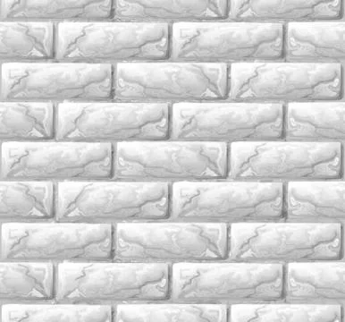 Brick Wall Seamless Texture Background Stock Illustration