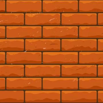 Brick Wall Seamless Texture Background for decoration and covering Stock Illustration