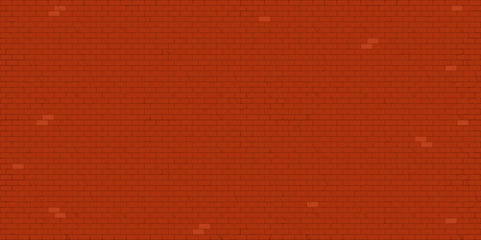 Brick Wall Seamless Texture Decorative Background Illustrazione stock
