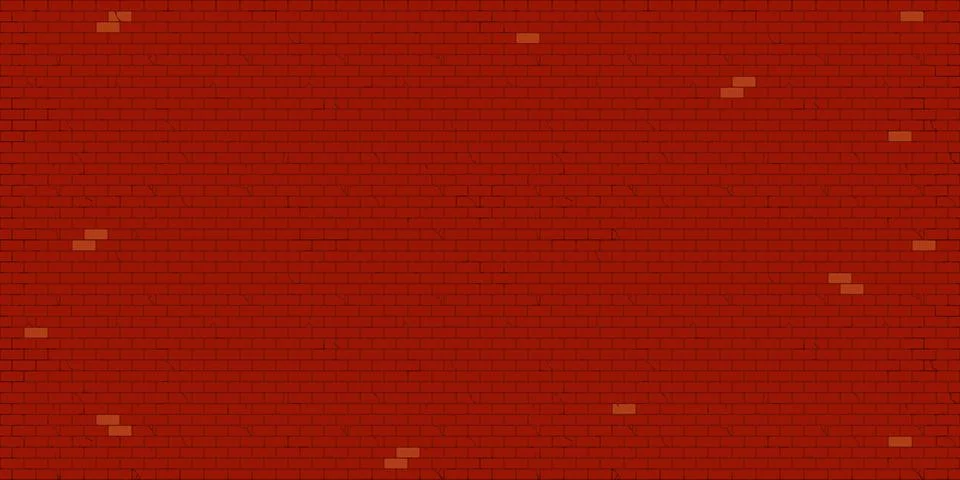 Brick Wall Seamless Texture Decorative Background Stock Illustration