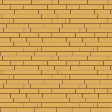 Brick wall with separate brick stroke seamless pattern, background design for 스톡 일러스트