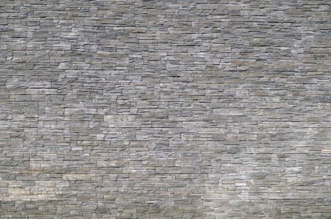 Brick wall with small blocks for background . Stock Photos