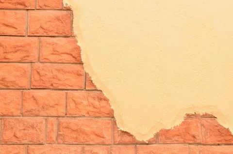 Brick wall with space for text Stock Photos