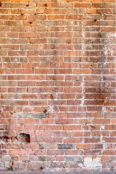 Brick Wall With Stains Stock-Fotos