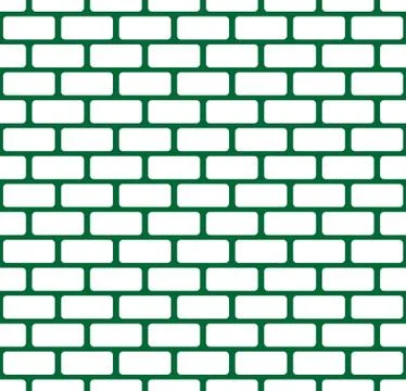 Brick wall, stone wall seamless vector pattern Stockillustratie