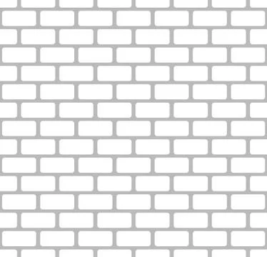 Brick wall, stone wall seamless vector pattern Stock Illustration