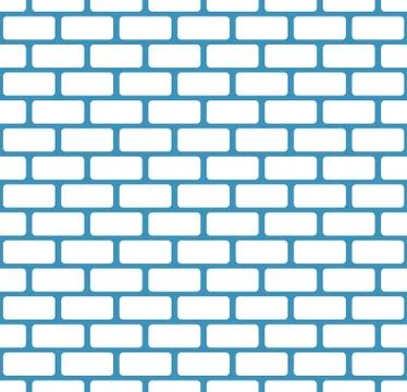Brick wall, stone wall seamless vector pattern イラスト素材