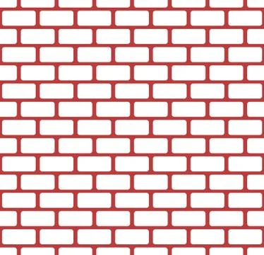 Brick wall, stone wall seamless vector pattern 스톡 일러스트