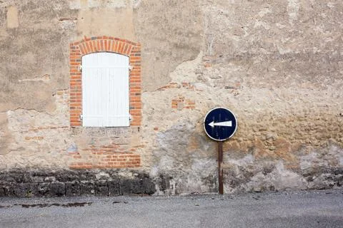 Brick Wall Street Stock Photos