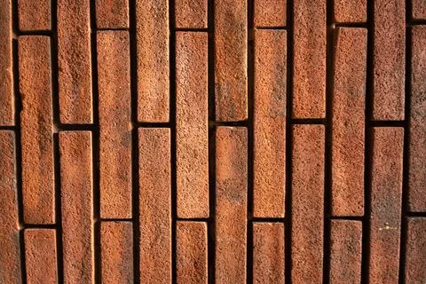 Brick wall structure of an old house Stock Photos