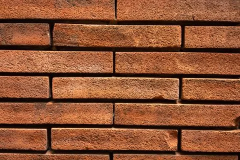 Brick wall structure of an old house Stock Photos