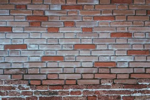 Brick wall structure of an old house Stock-Fotos