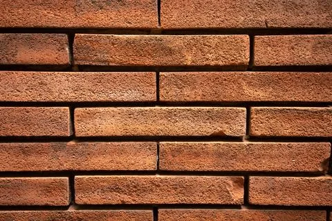 Brick wall structure of an old house Stock Photos