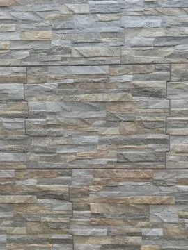 Brick wall on the surface Stock Photos