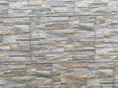 Brick wall on the surface Stock Photos