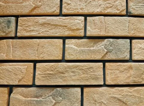 Brick wall template. pattern decorative stone wall background. stone wall t.. Stock Photos