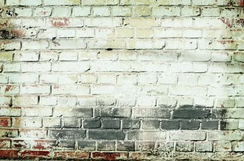 Brick wall texture (abstract background, vintage, grunge - concept) Stock Photos