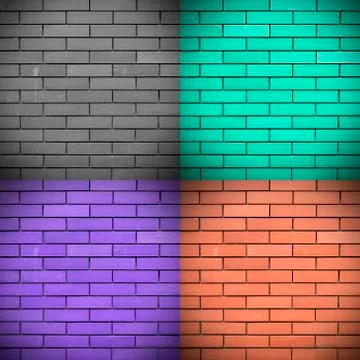 Brick wall texture and background Foto stock