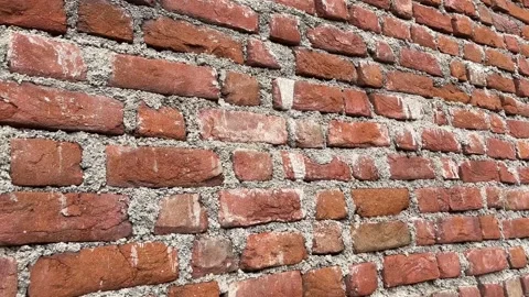 Brick Wall Texture and Construction Background 스톡 동영상 320285574