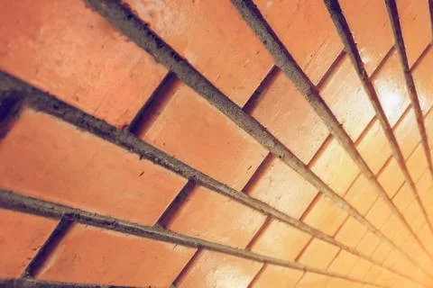 Brick wall texture background material of industry construction Foto stock