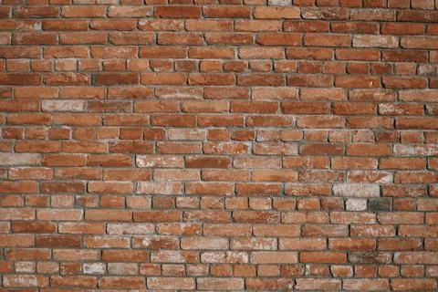 Brick wall texture background . Panoramic view Stock Photos