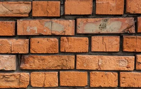 Brick wall texture background. Red color Stock-Fotos