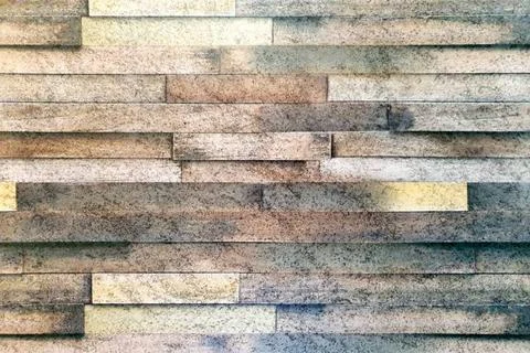 Brick wall texture background for stone tile block painted in grey light c... Foto stock
