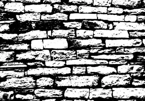 Brick wall texture background vector Stock Illustration