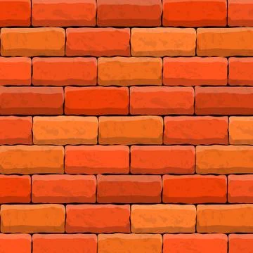Brick wall texture beautiful banner wallpaper design illustration Stock Illustration