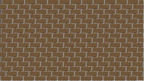 Brick wall texture. Brown old textured pattern screen. Stock Illustration