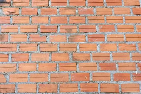 Brick Wall Texture Construction Masonry Building Exterior Background Red Bricks  Stock Photos