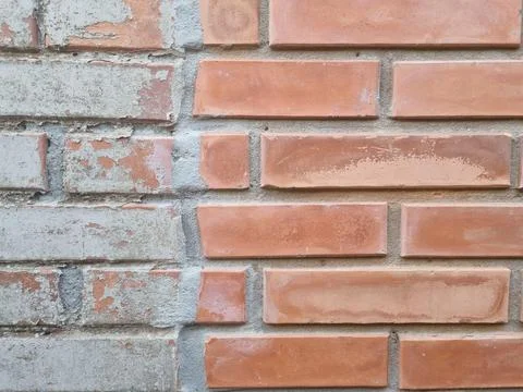Brick wall texture contrast Stock Photos