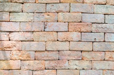 Brick wall texture grunge background with vignetted corners of interior 스톡 사진