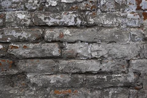 Brick wall texture grunge background , close up Stock Photos