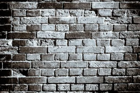Brick wall texture grunge to use as background Stock Photos