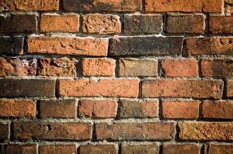 Brick wall texture grunge to use as background Stock Photos
