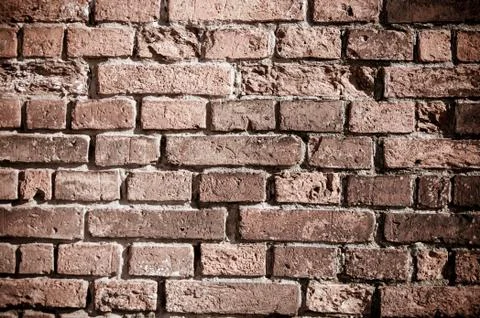 Brick wall texture grunge to use as background Stock Photos